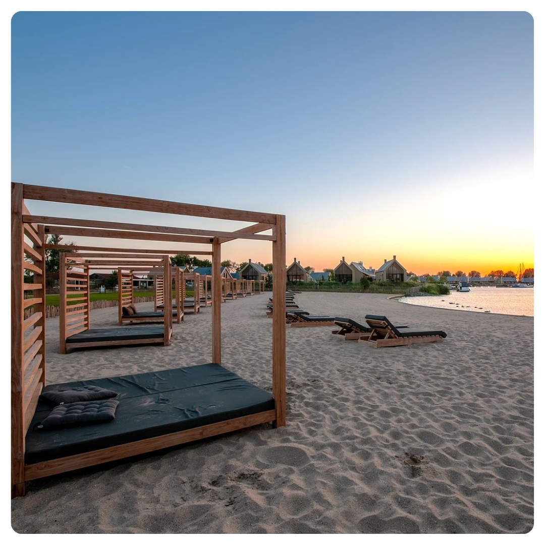 Ferienhaus Zeeland am Strand