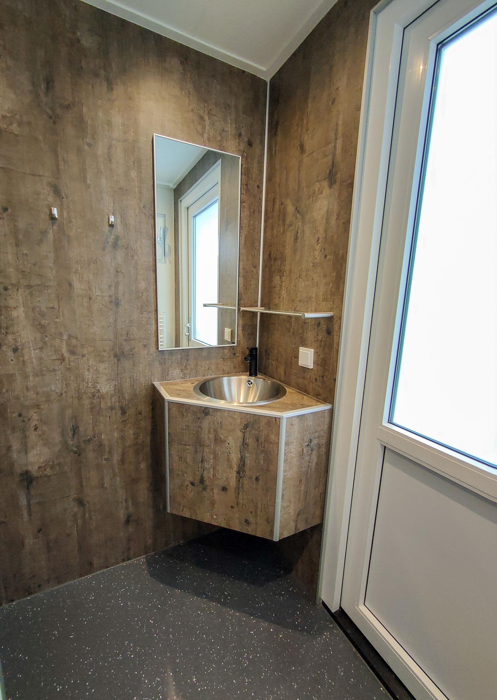 Camping met privé sanitair