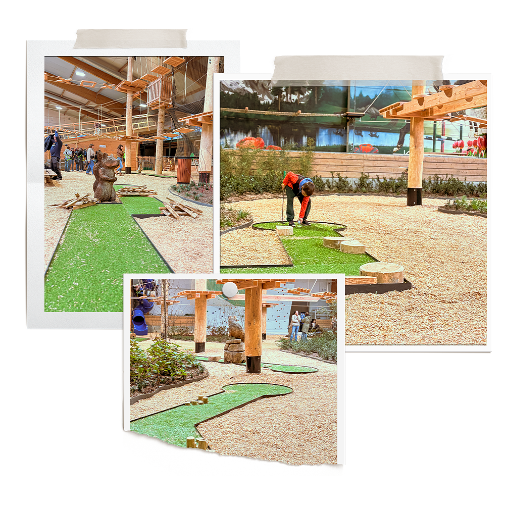 Indoor minigolf
