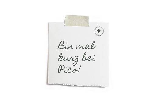 Bin kurz bei Pico! Post-it