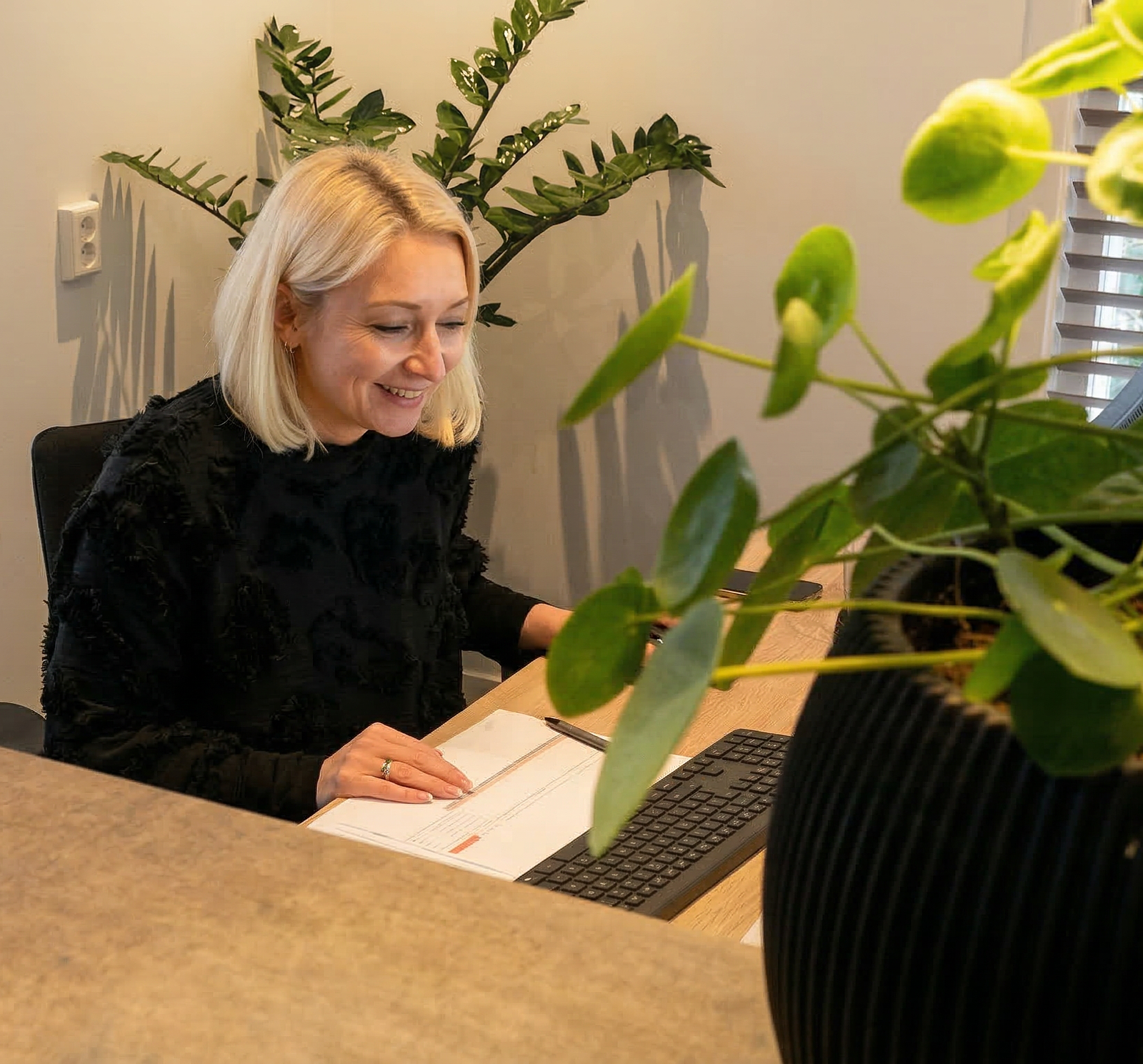 Marketeer aan het werk