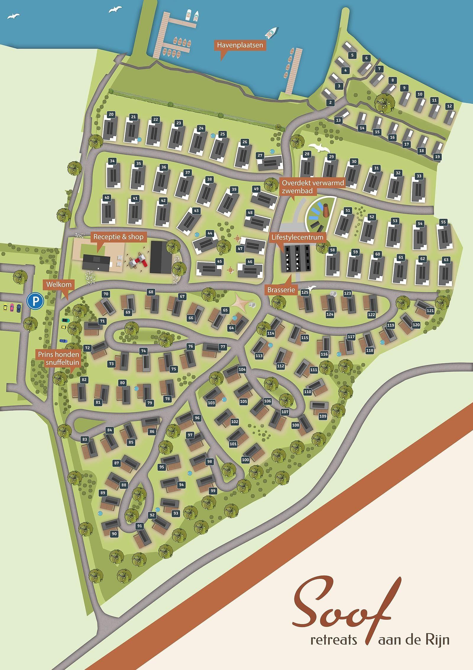 Plattegrond Soof aan de Rijn