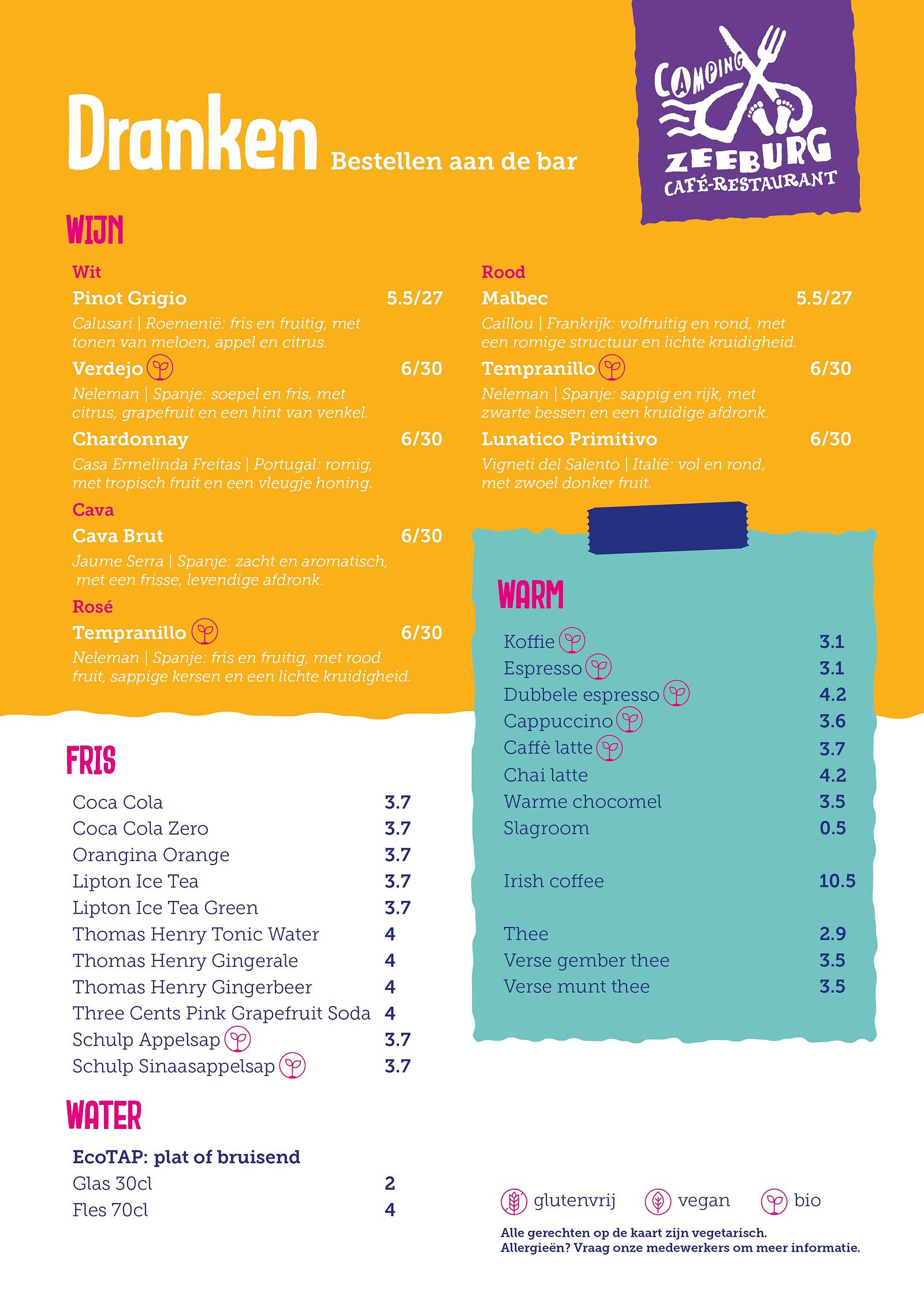 drank menu nl
