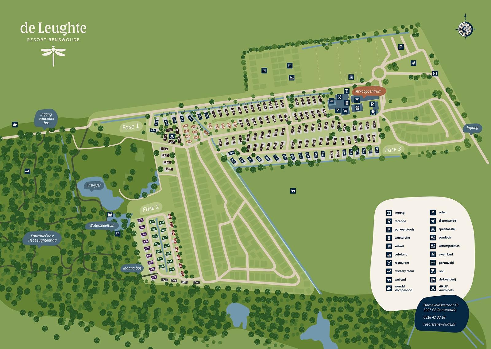 Plattegrond Resort Renswoude