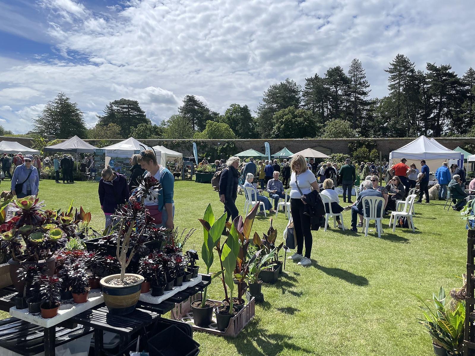 Garden and outdoor living fair in Holkham's Walled Garden 