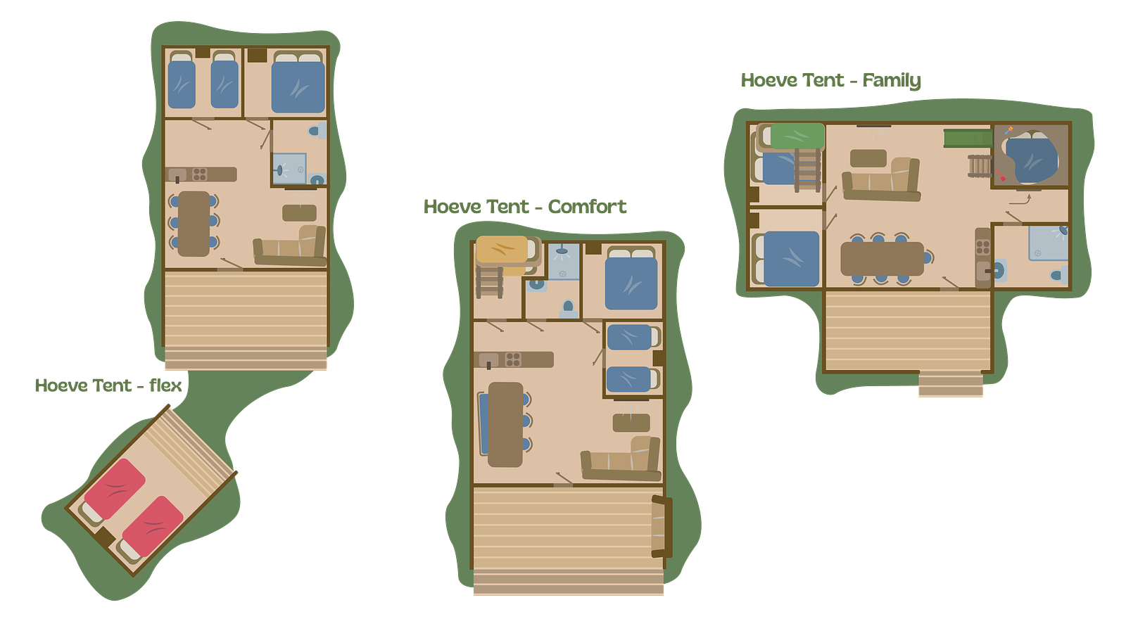 Hoeve Tenten Plattegronden van de Hoeve Tenten