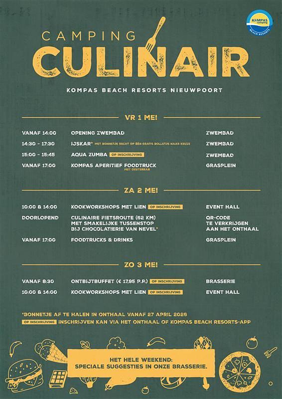 Camping culinair 2026