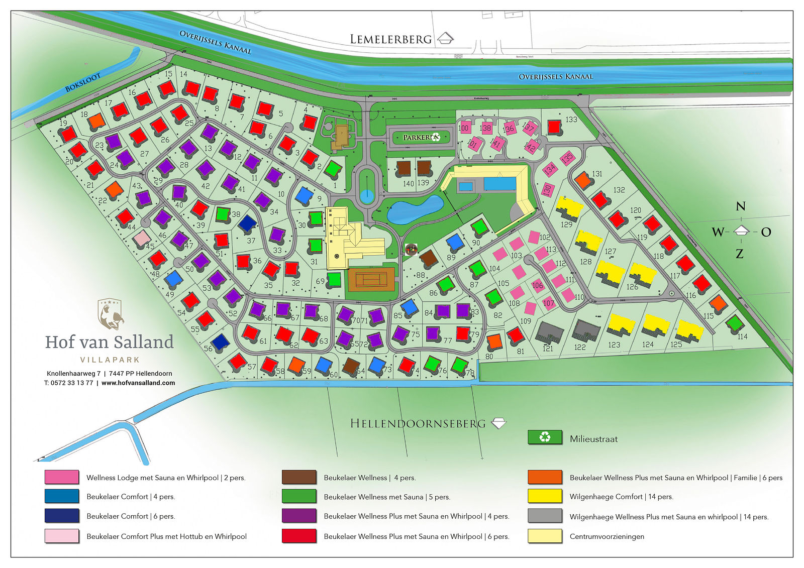 Plattegrond 2026 Hof van Salland