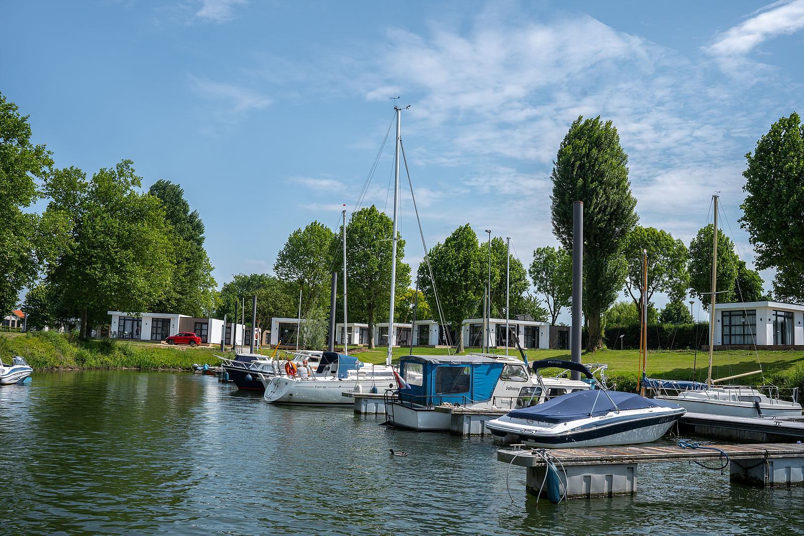 Vacation park with marina