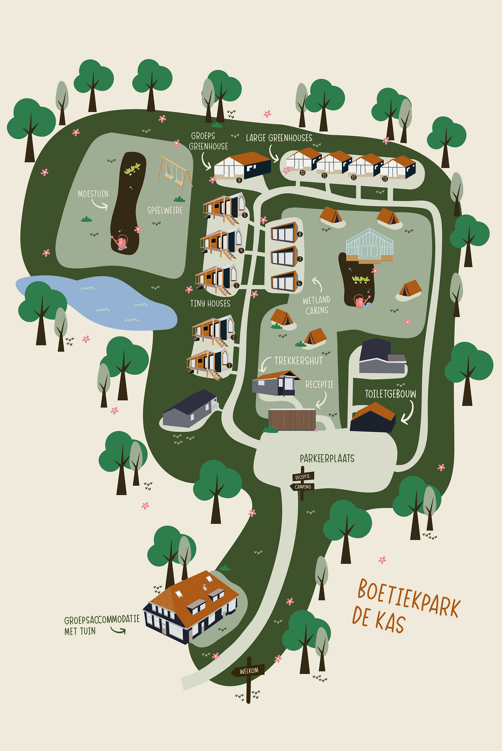 Plattegrond park