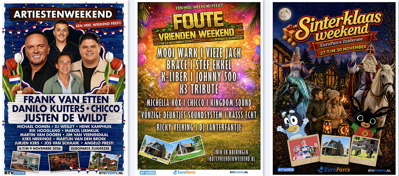 Events EuroParcs Zuiderzee