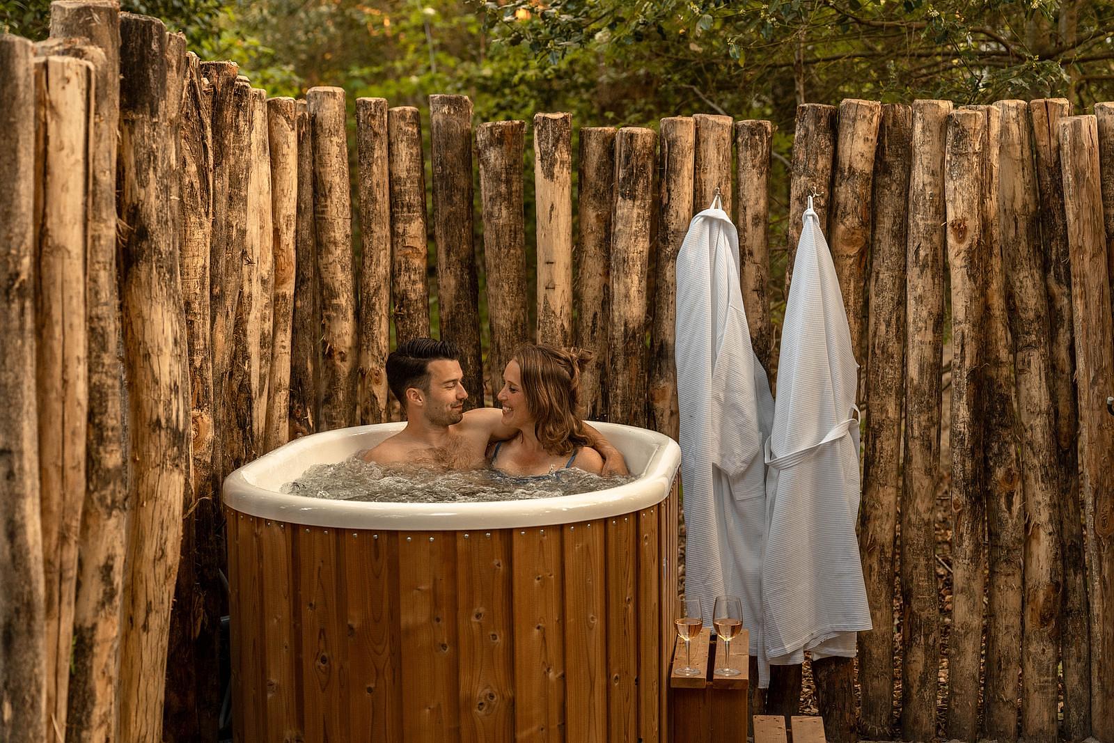 Glamping met hottub