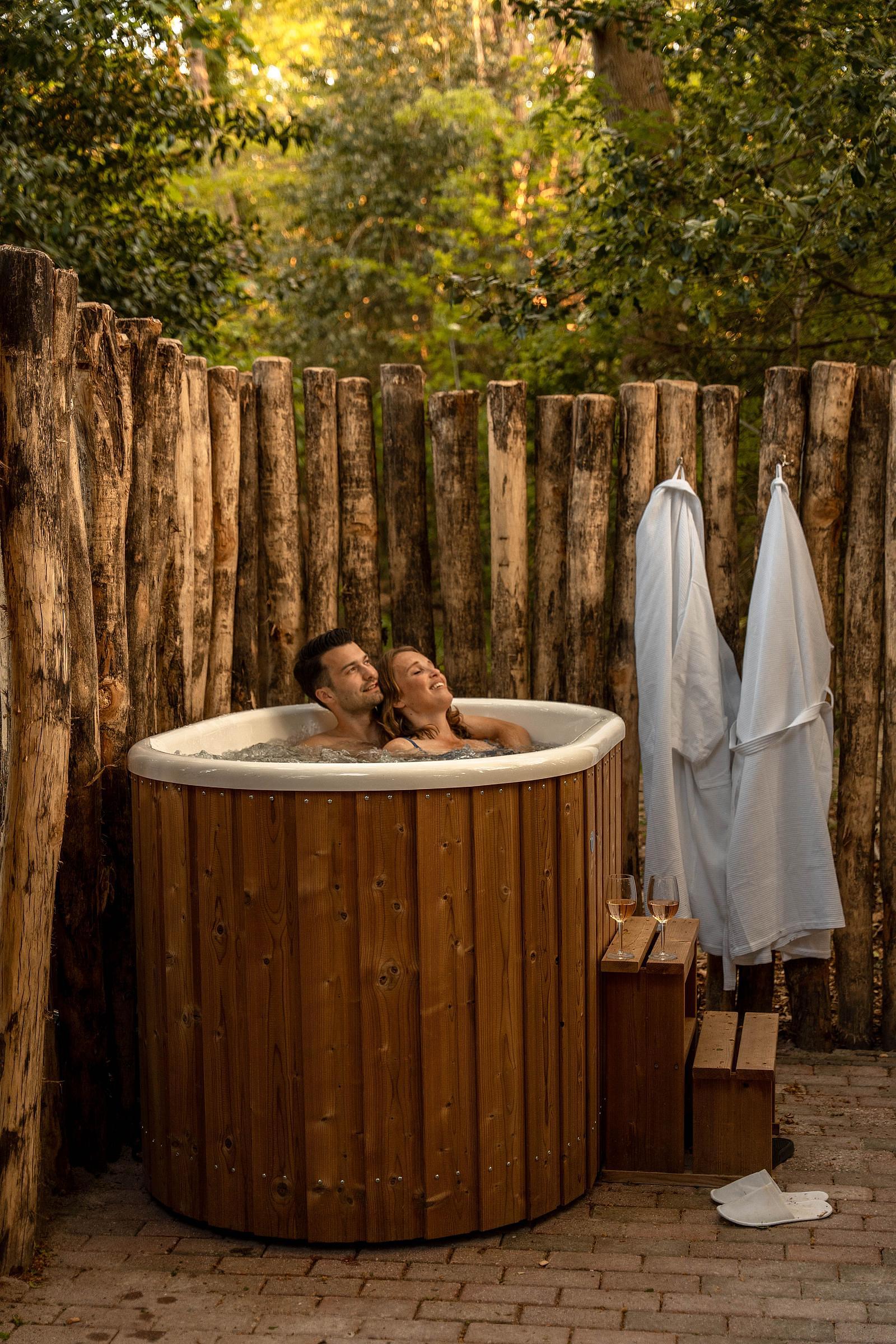 Glamping met hottub