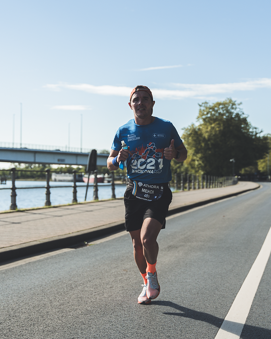 Man aan het lopen