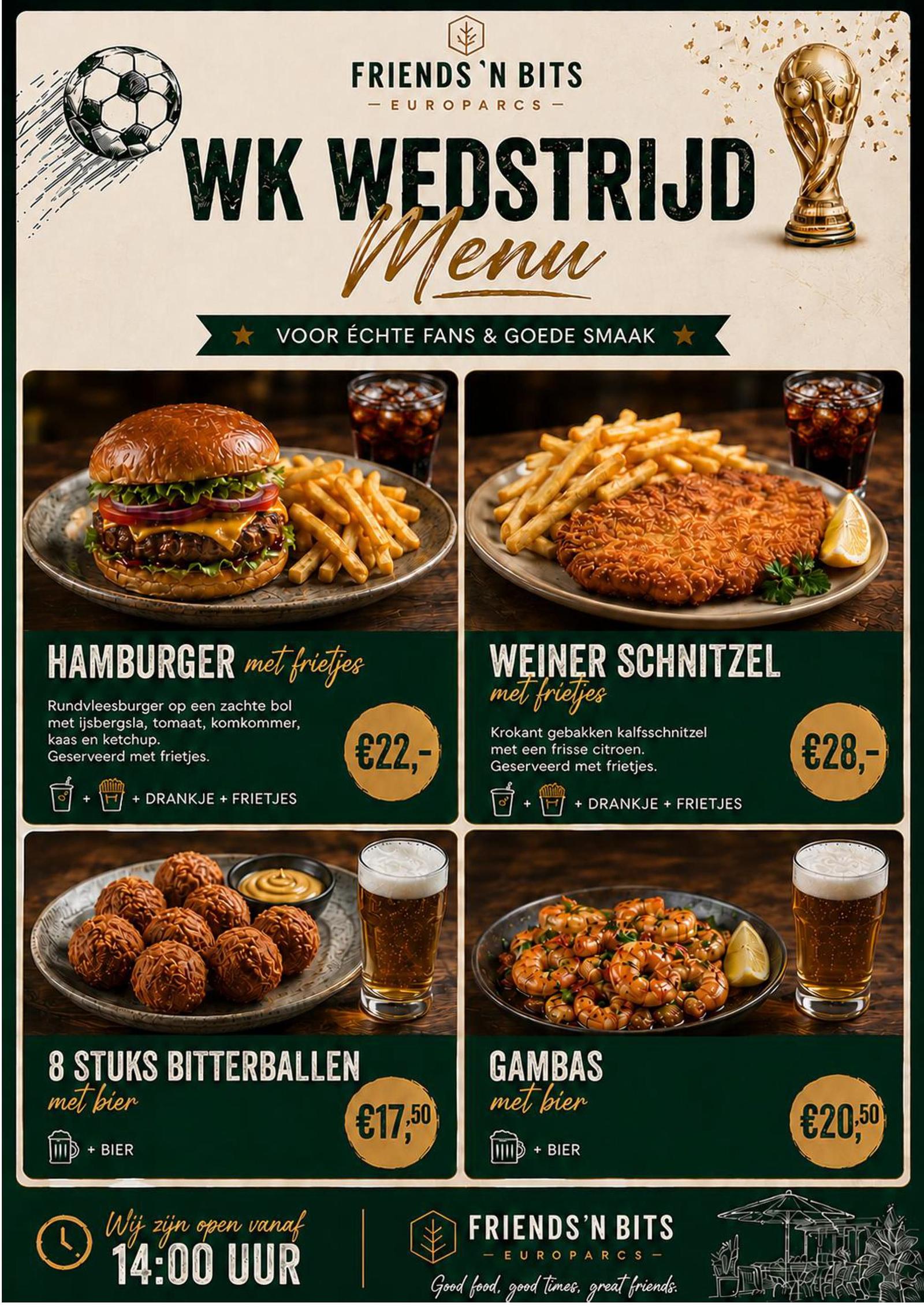 WK - menu en overzciht
