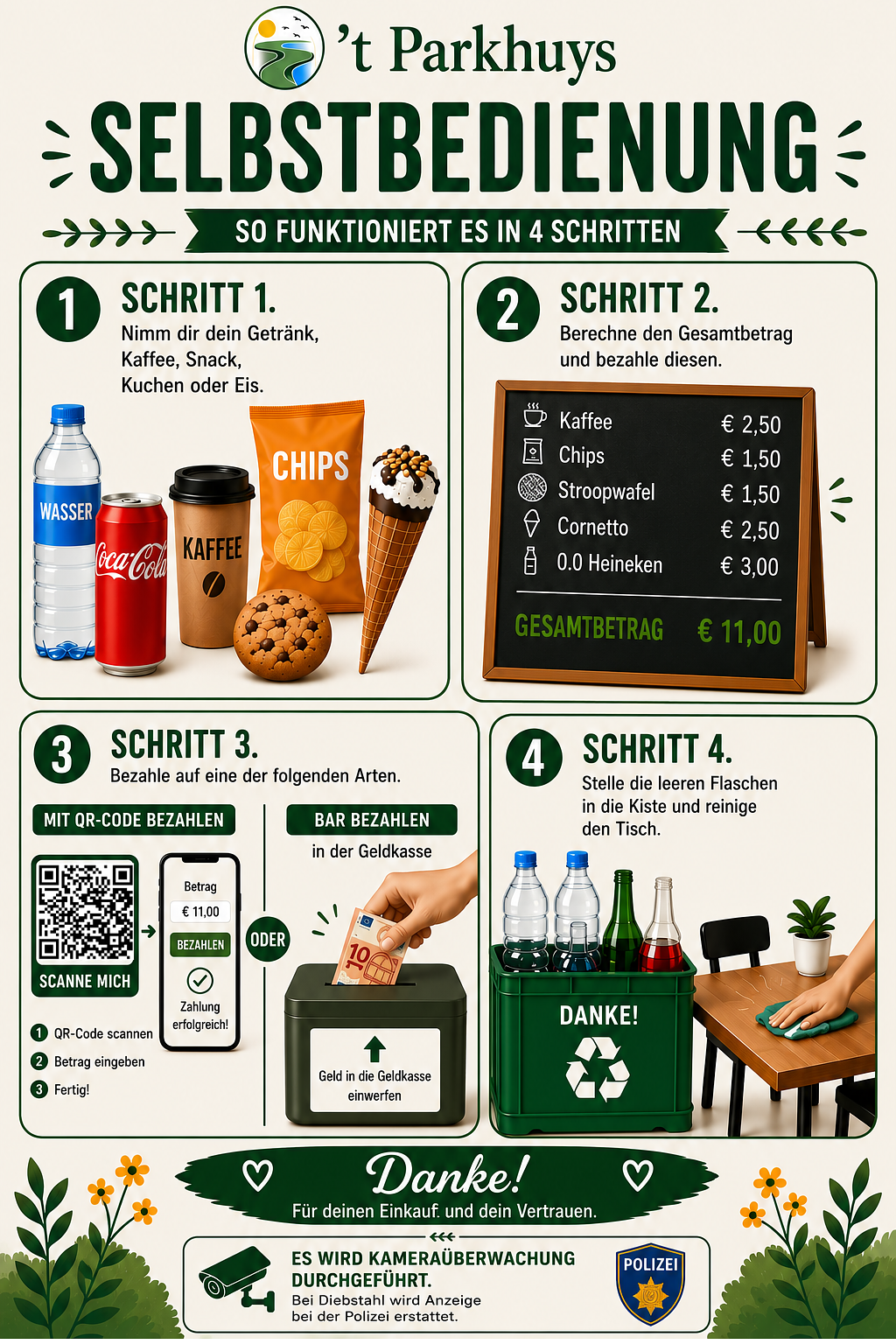 Zelf-service in 4 stappen