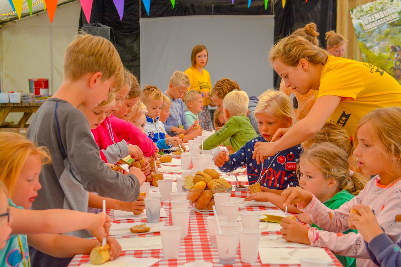 Pyjama-ontbijt in kinderland