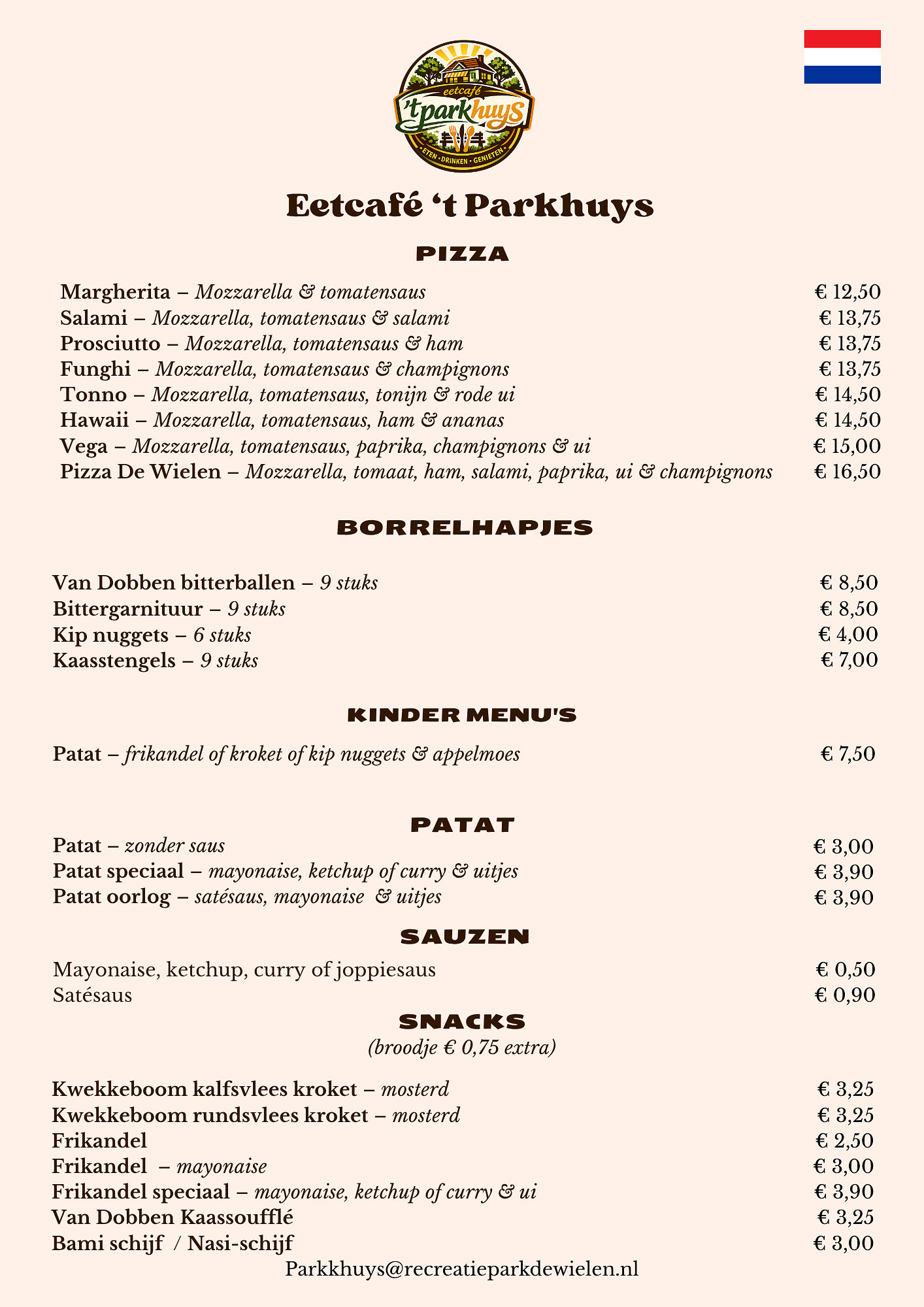NL menu 1