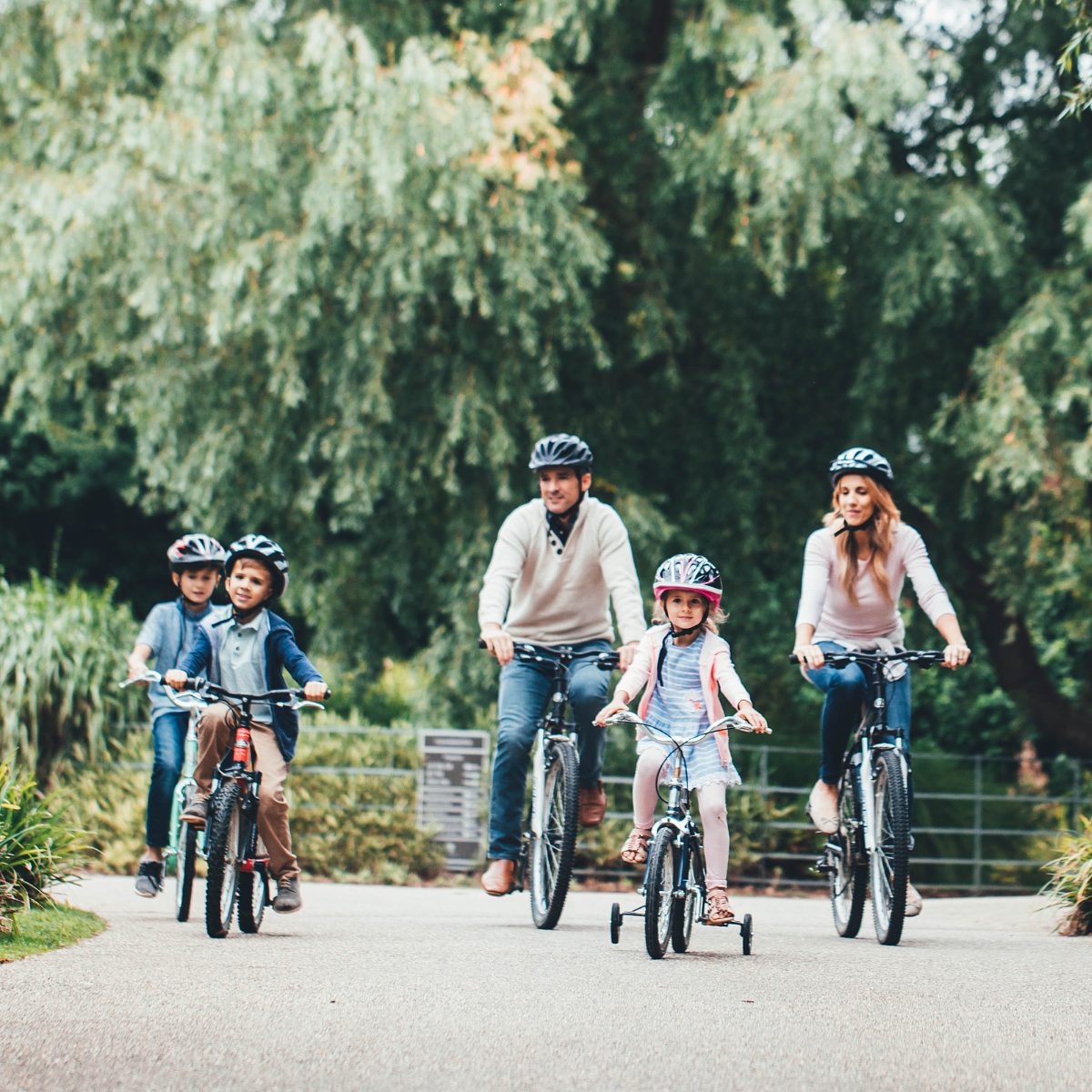 biking