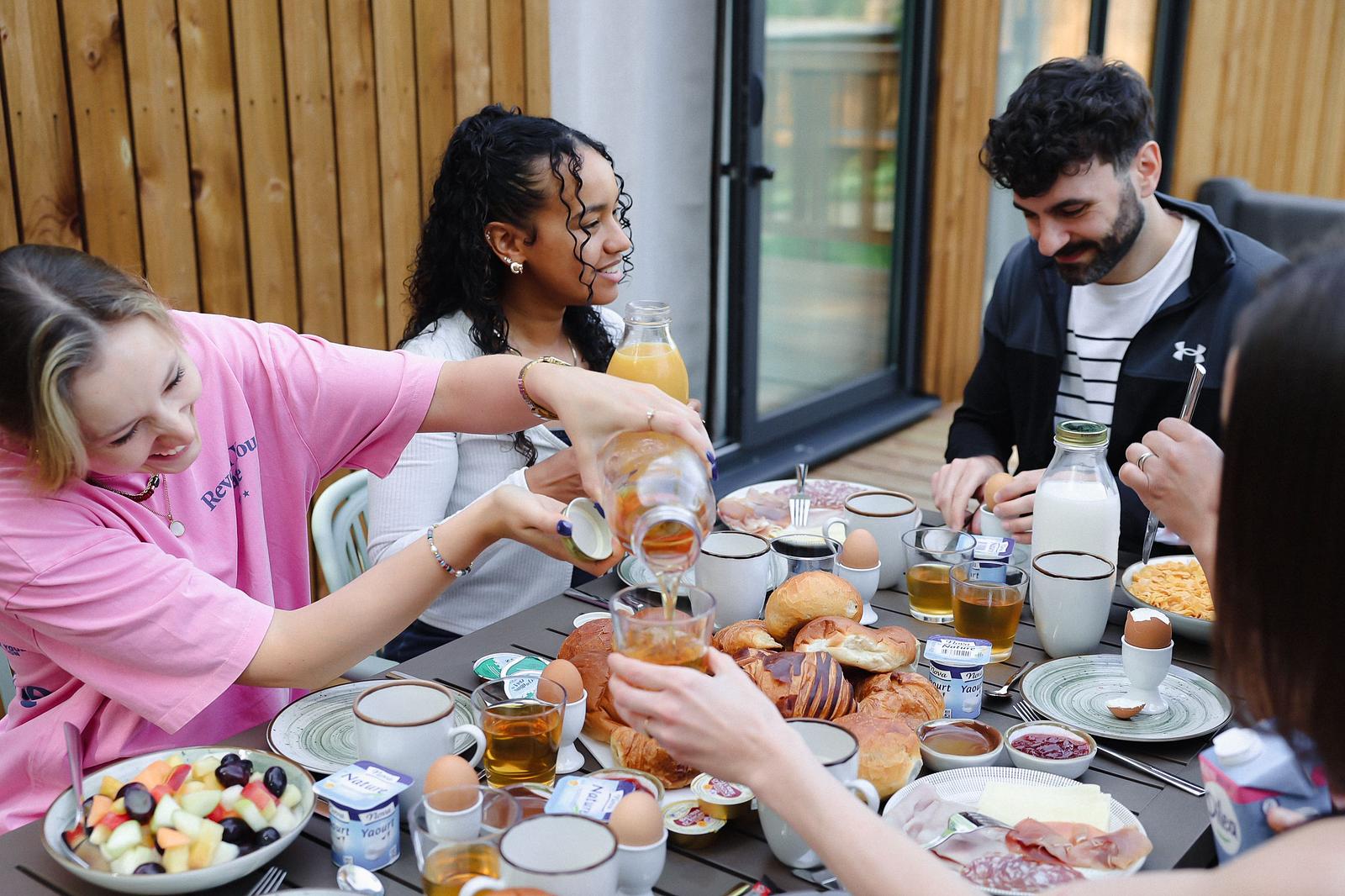 Breakfast at Cocoon de la Semois