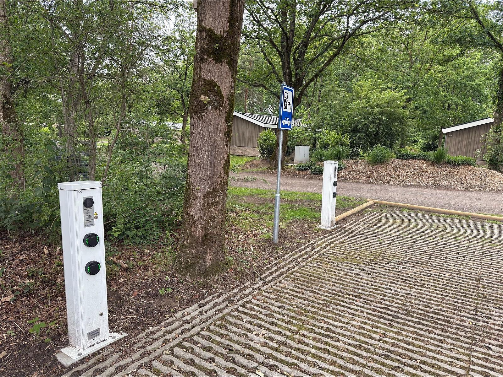 EuroParcs Ruinen oplaadpunt elektrische auto