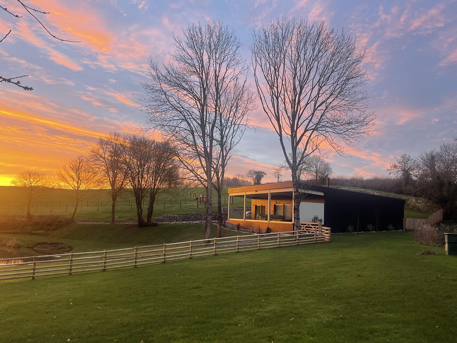 sunset at south view