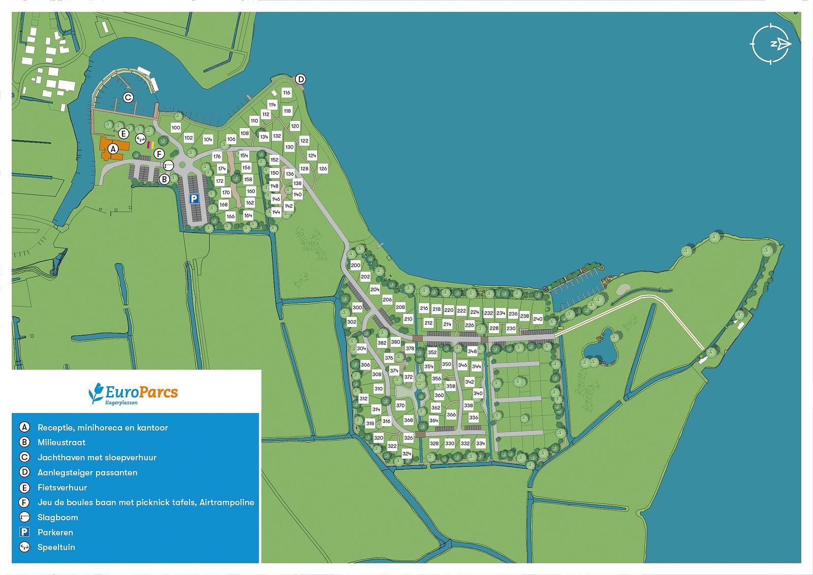 Plattegrond Kagerplassen