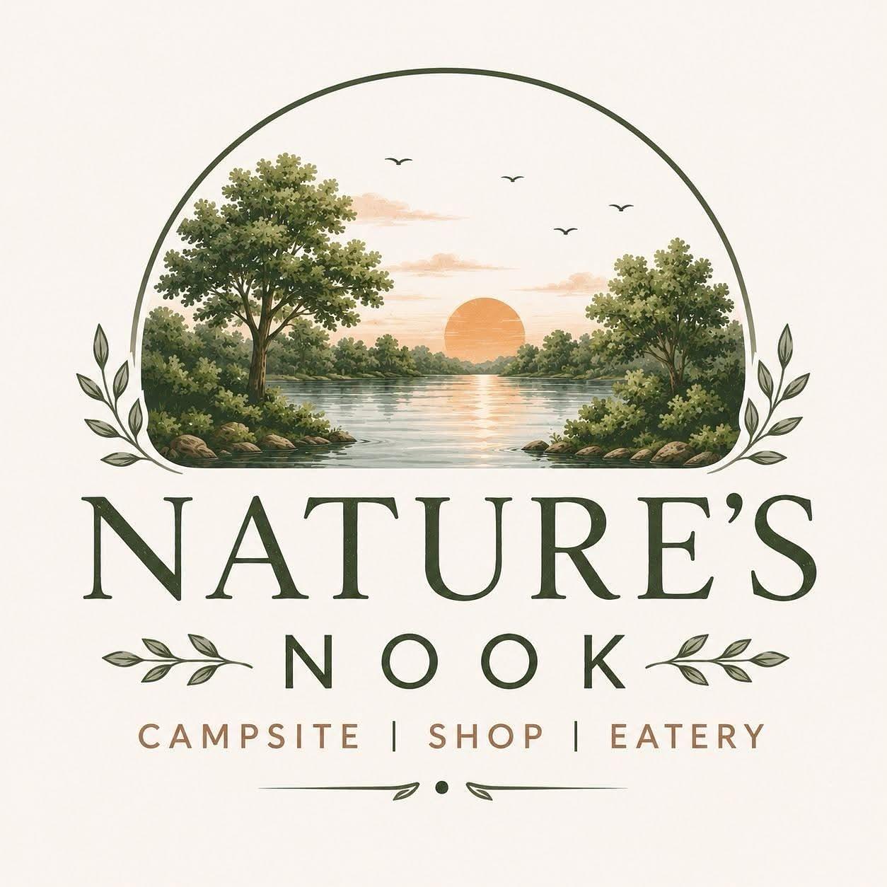 Nature's Nook — Campsite, Shop & Eatery logo