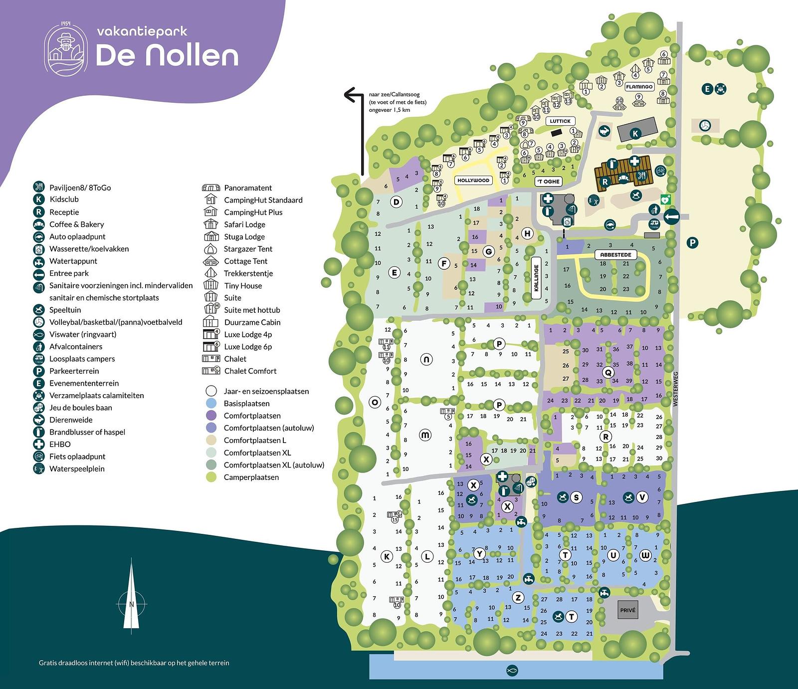 Site plan of De Nollen