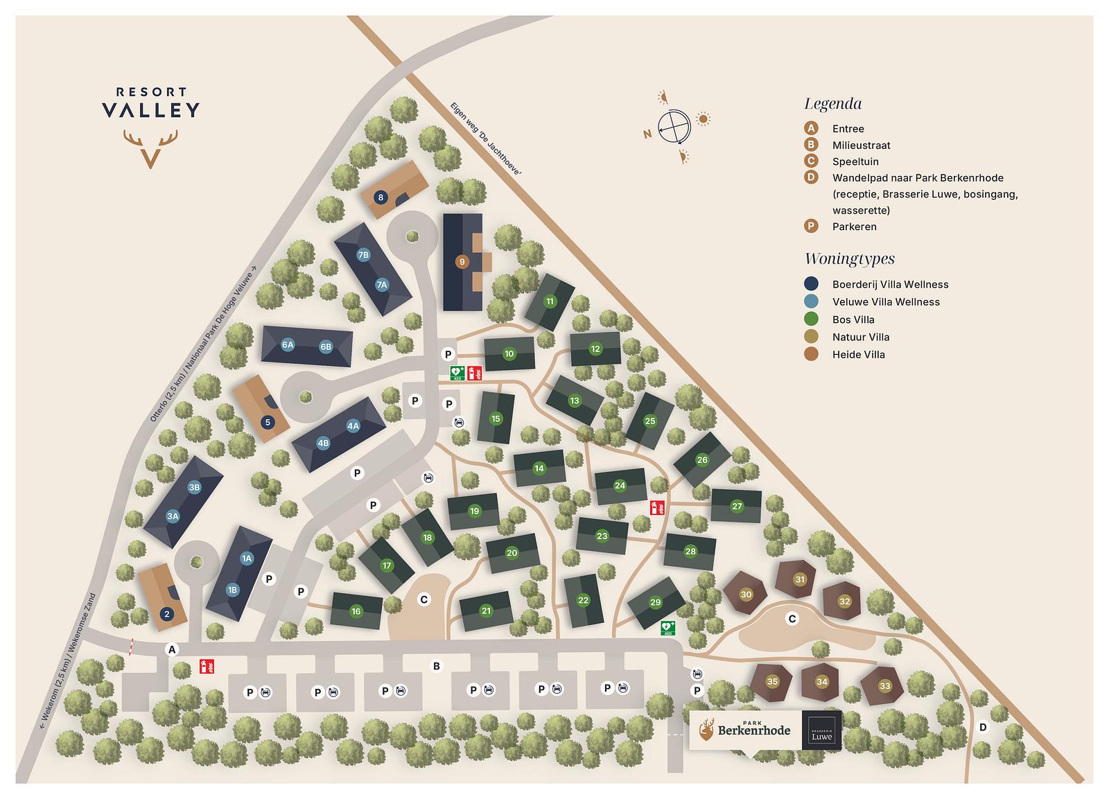 Resort Valley map