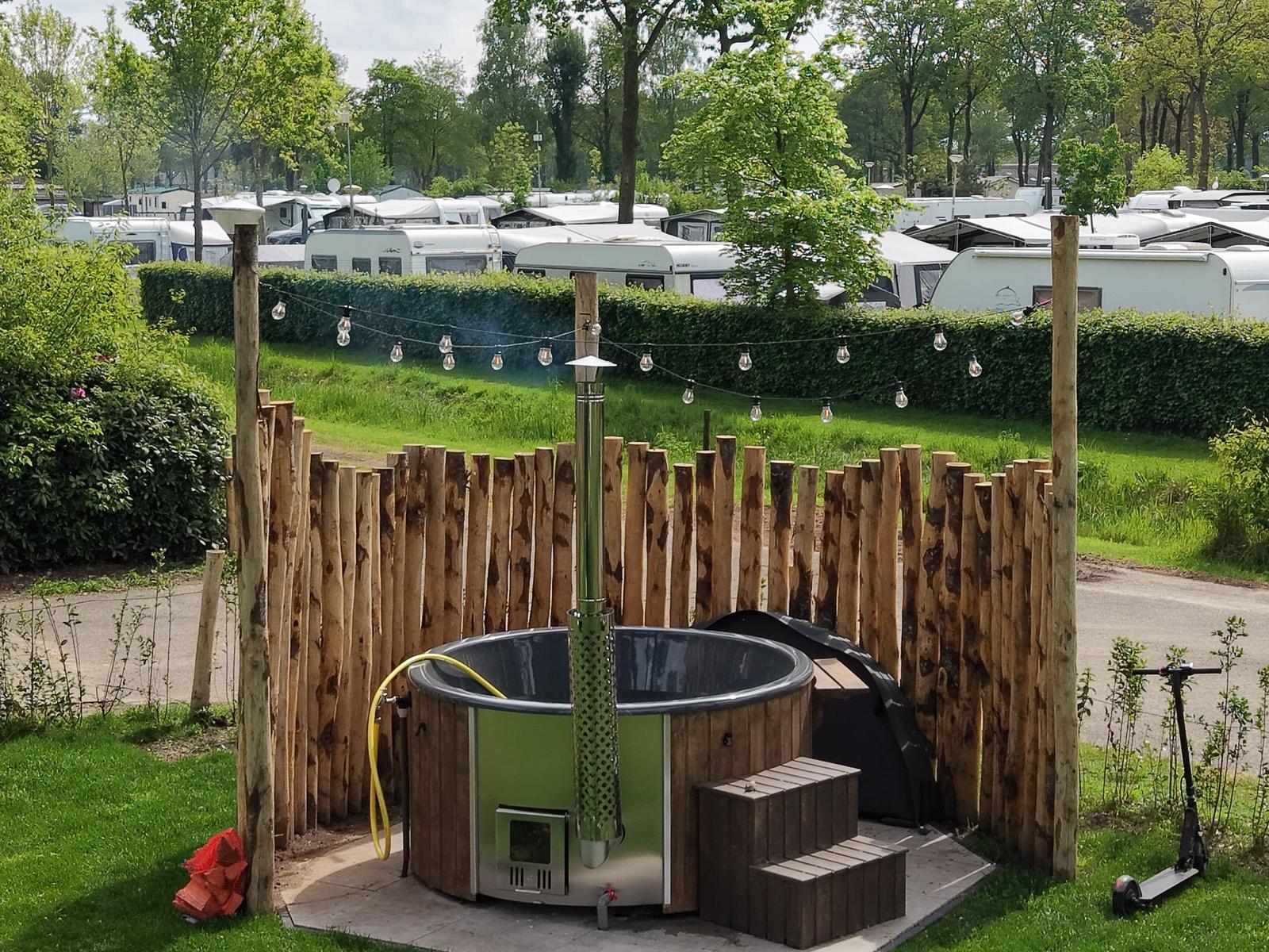 Deluxe Campsite with Private Bathroom Facilities & Wellness Area
