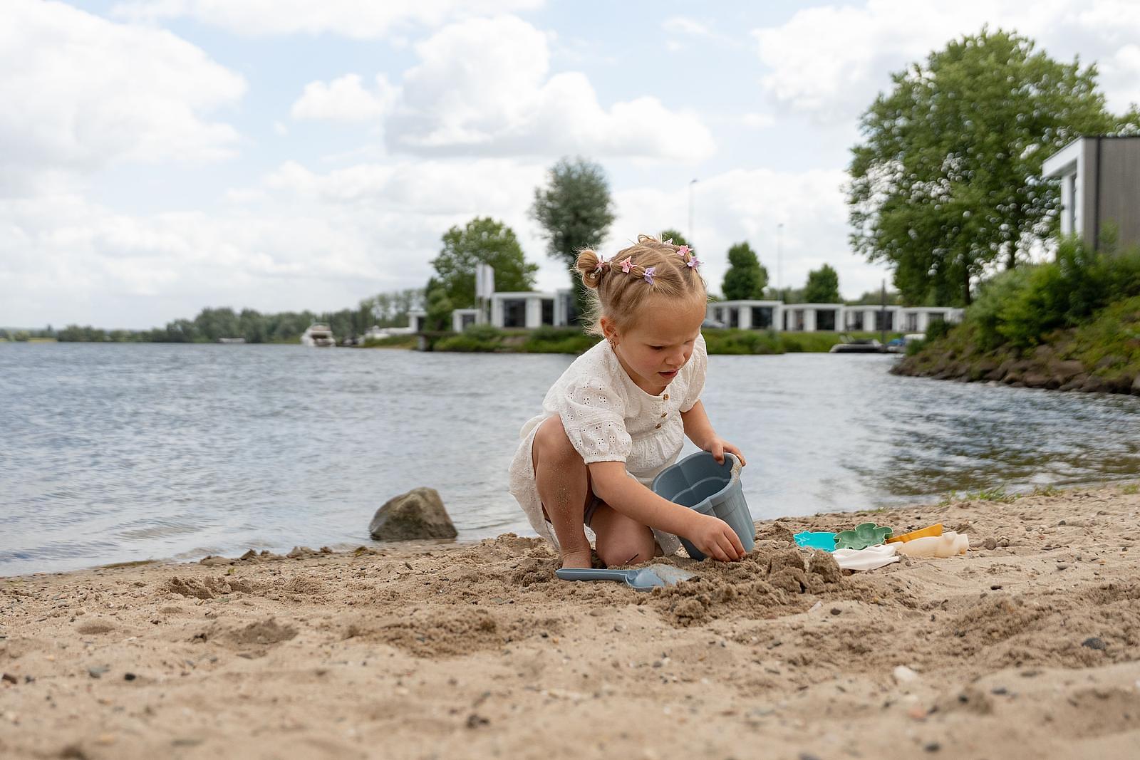 Recreatieplas met strand