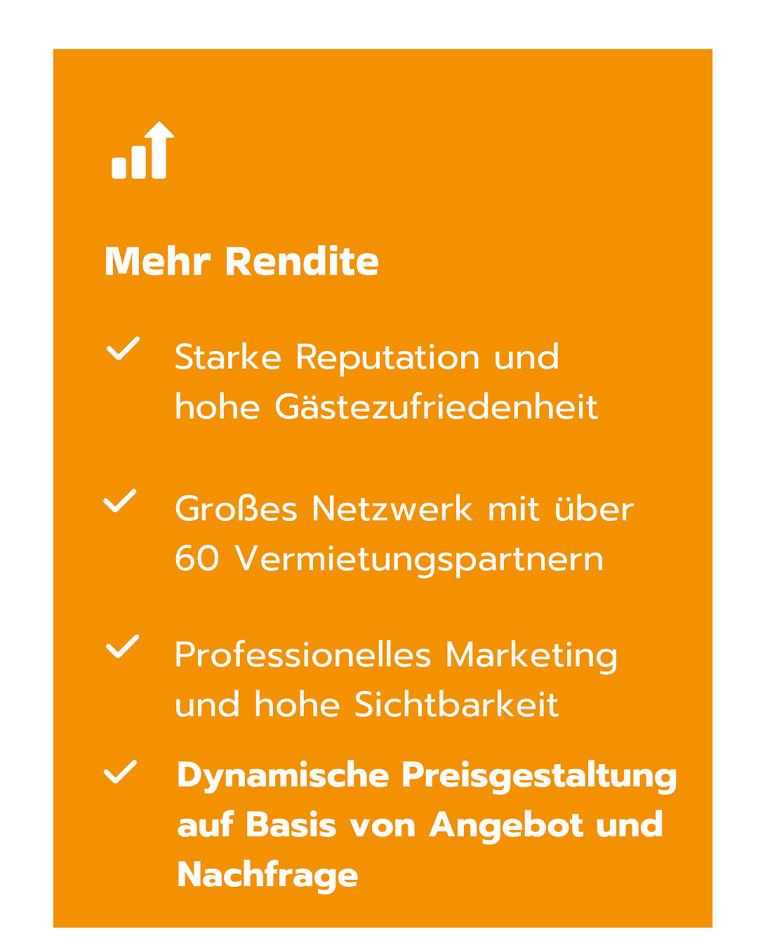 Mehr Rendite aus der Vermietung Ihrer Ferienwohnung Mehr Rendite aus der Vermietung Ihrer Ferienwohnung
