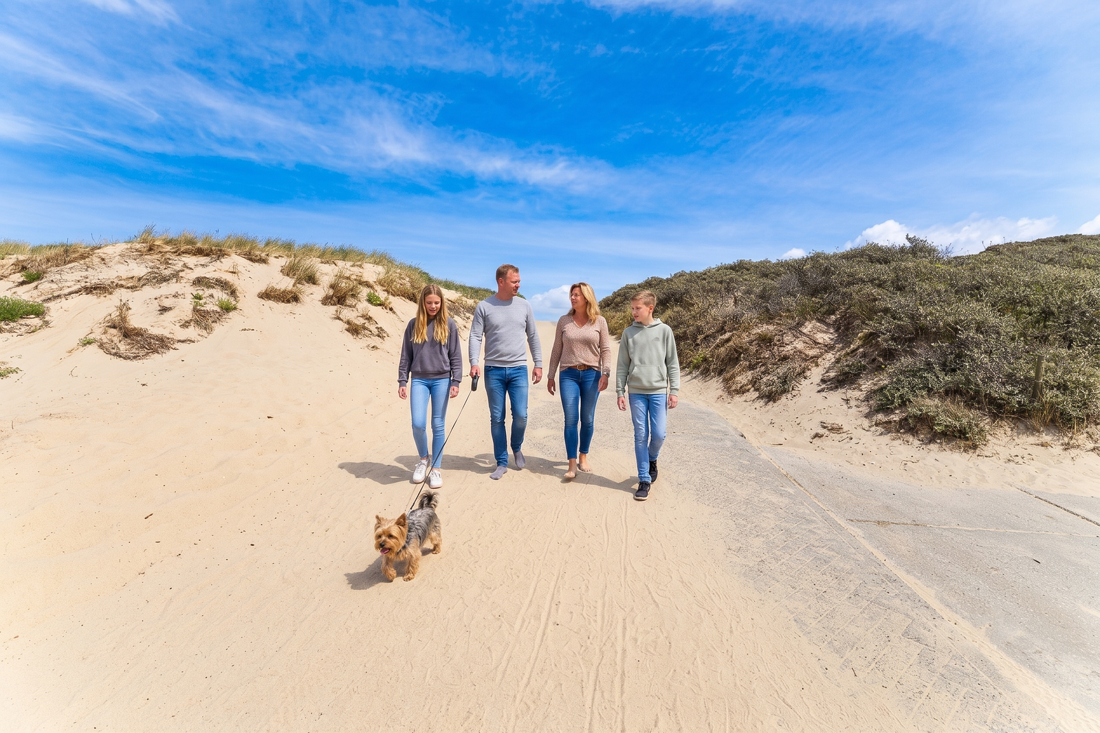 hond op vakantie