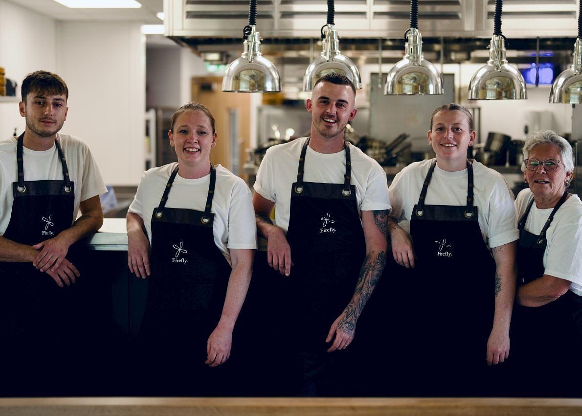 Chef Patron Paul Clarke of Firefly Restaurant on Silverlake Estate, Dorset