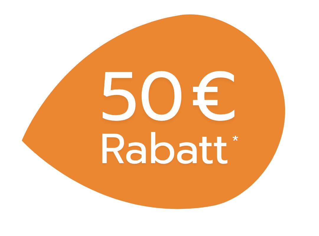 50,- korting DE 50,- korting DE
