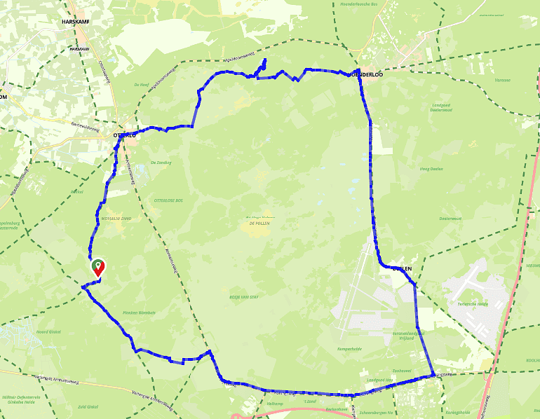 Wandelroute De Zanding 5 km Wandelroute De Zanding 5 km