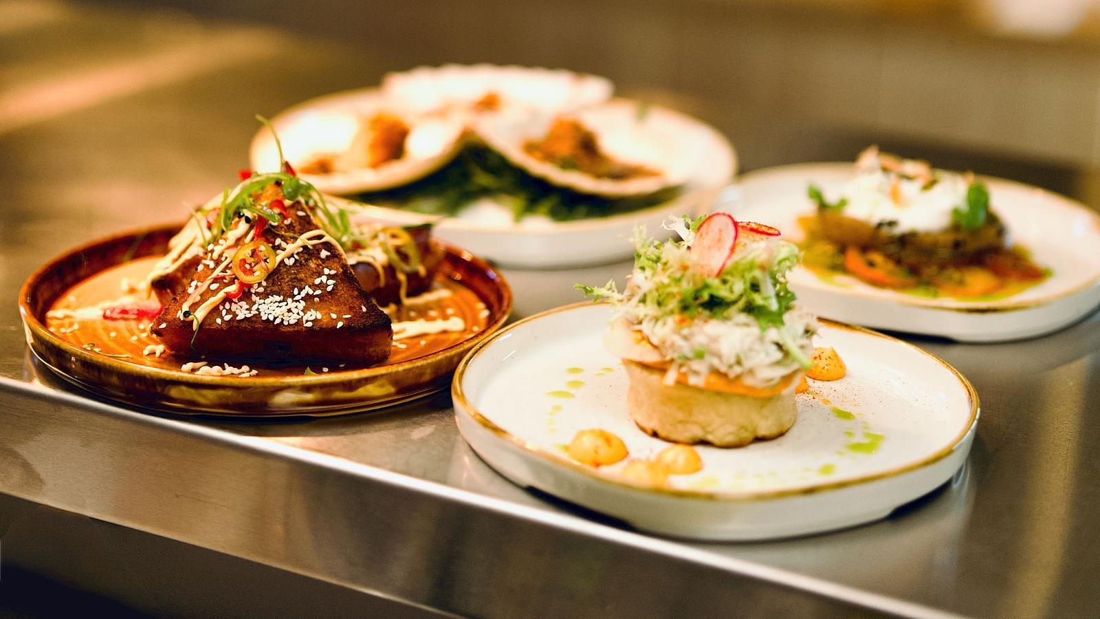 Food at the Firefly Restaurant created by Head Chef Paul Clark