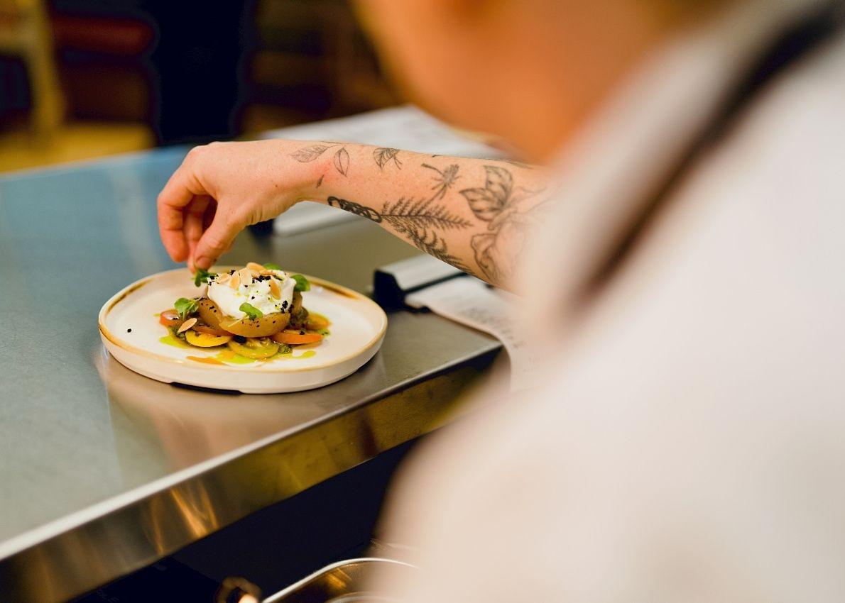 Food made from locally sourced ingredients at The Firefly Restaurant Food made from locally sourced ingredients at The Firefly Restaurant
