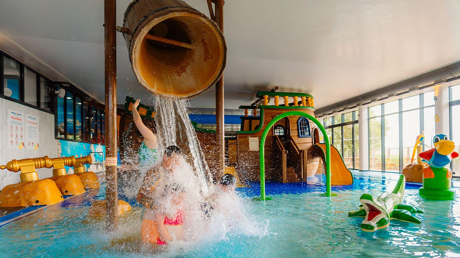 Indoor swimming pool at Woolacombe Bay Holiday Park Indoor swimming pool at Woolacombe Bay Holiday Park