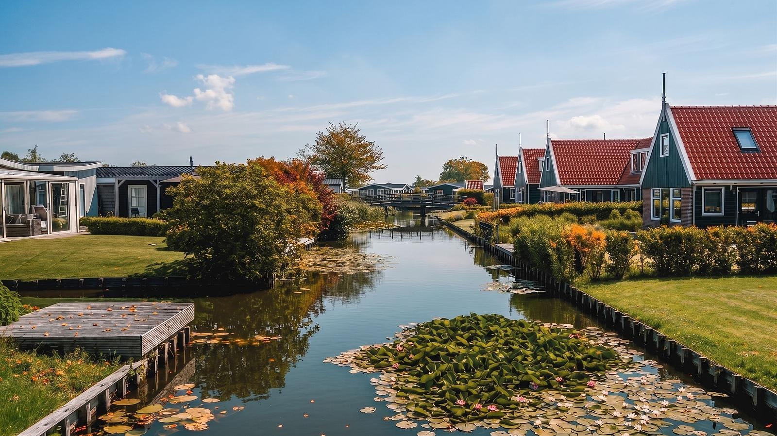 Vakantiepark aan het water Noord-Holland