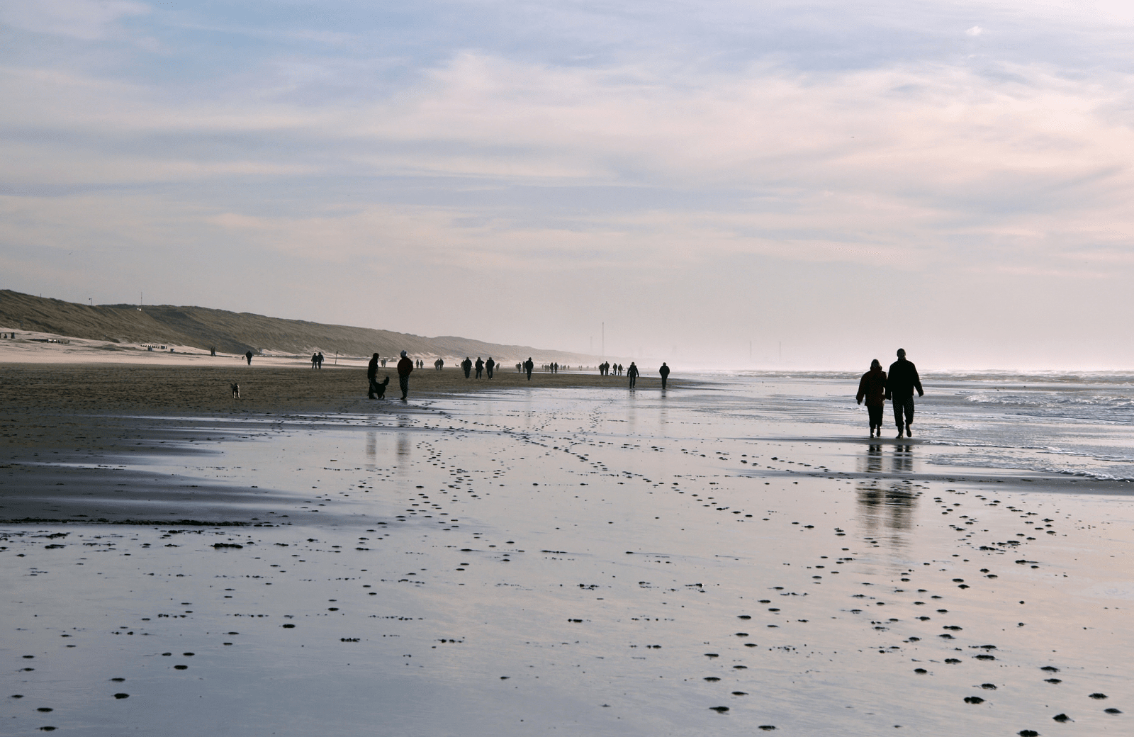 Strandspaziergang in Egmond aan Zee