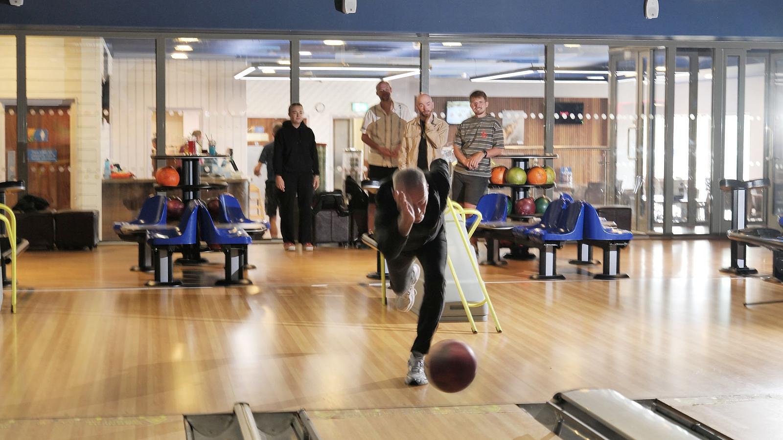 Six full-sized bowling lanes setup for corporate group bookings and team social events in Dorset
