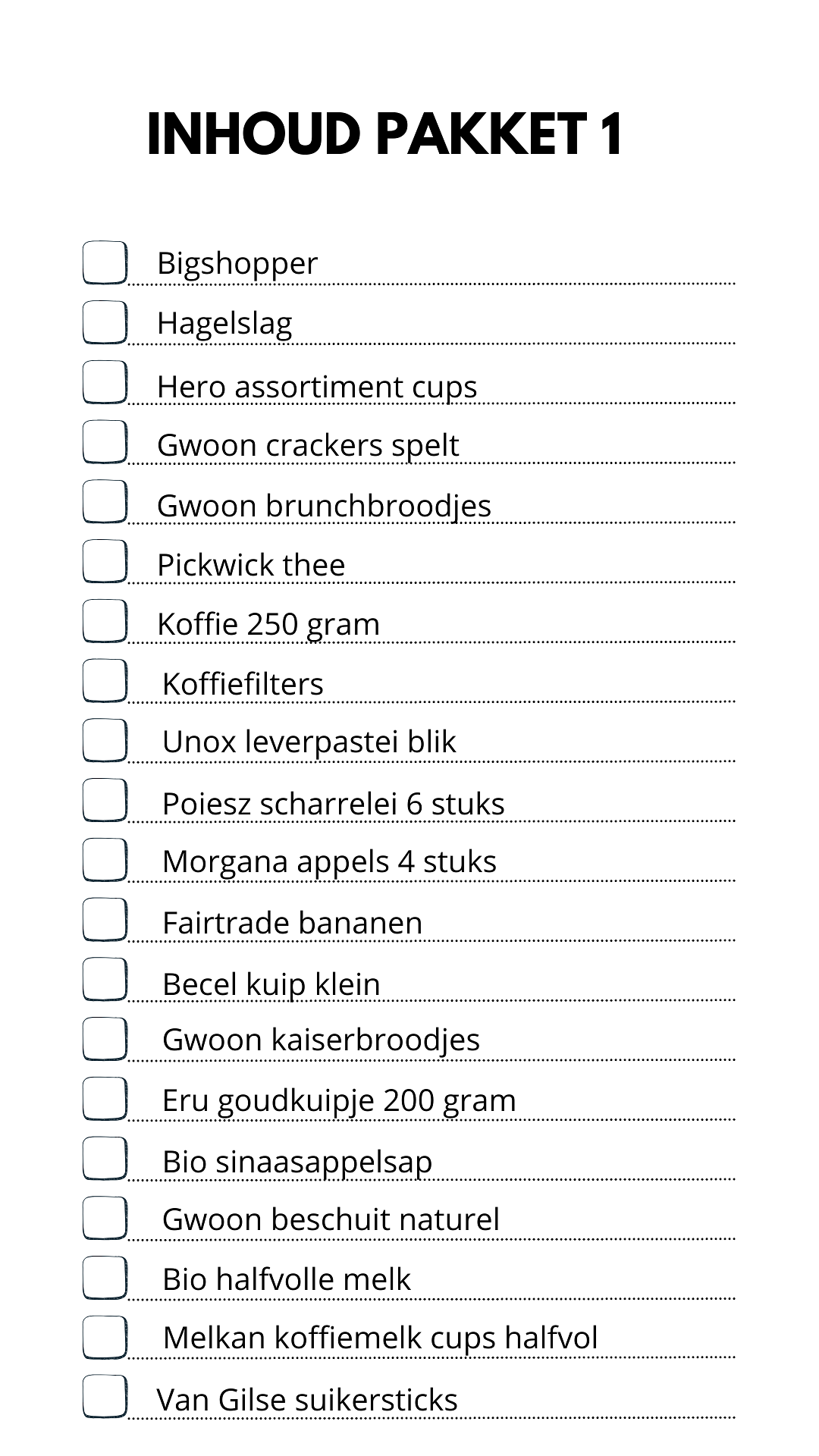 Breakfast package