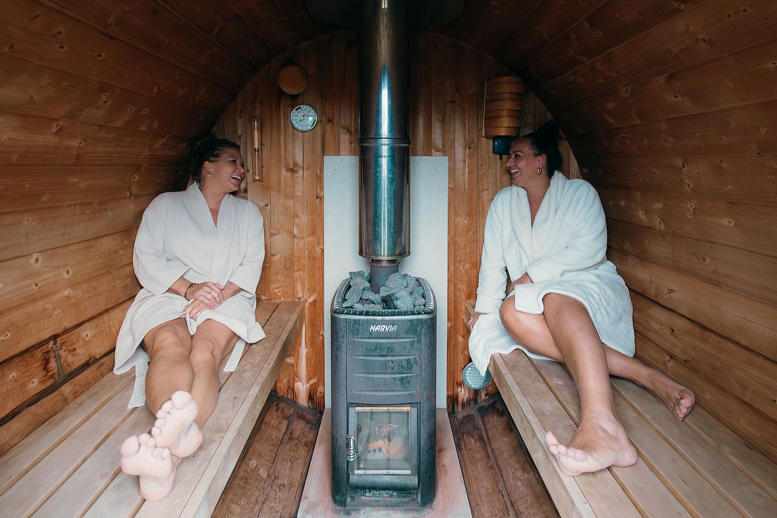 Huisje huren met sauna