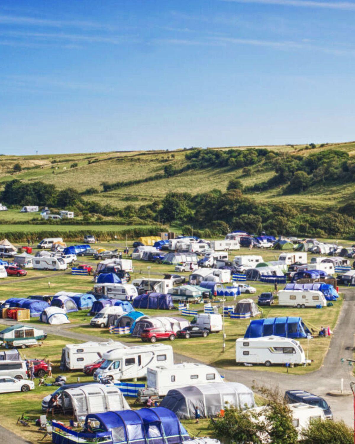 Dog friendly camping on the coast in Dorset Touring and Camping dog friendly