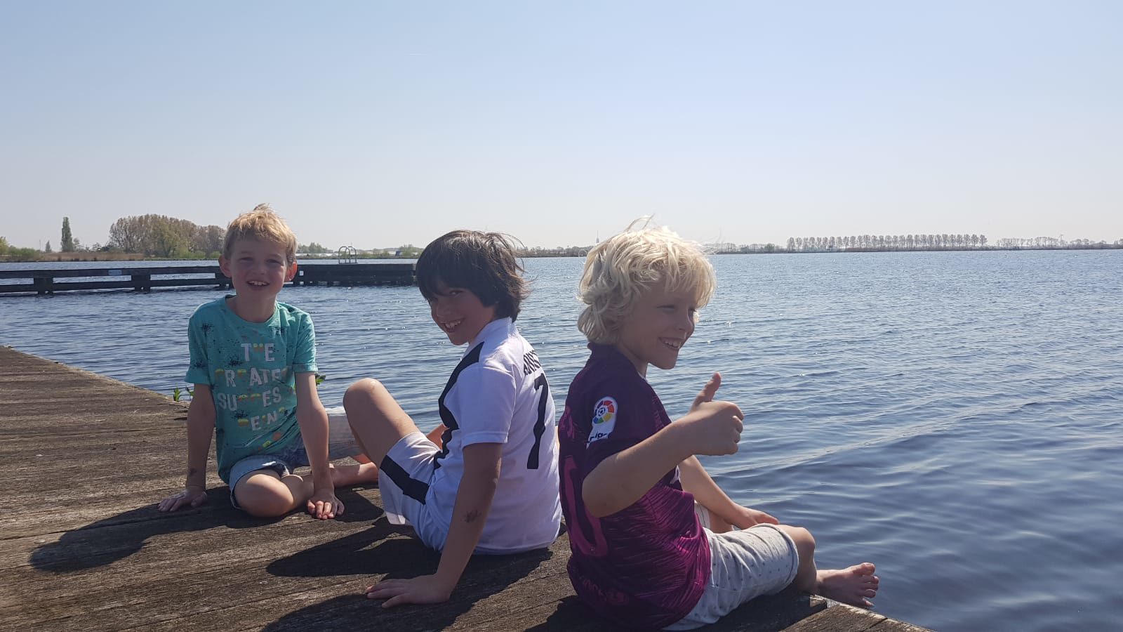 Swimming at Park Wijde Aa