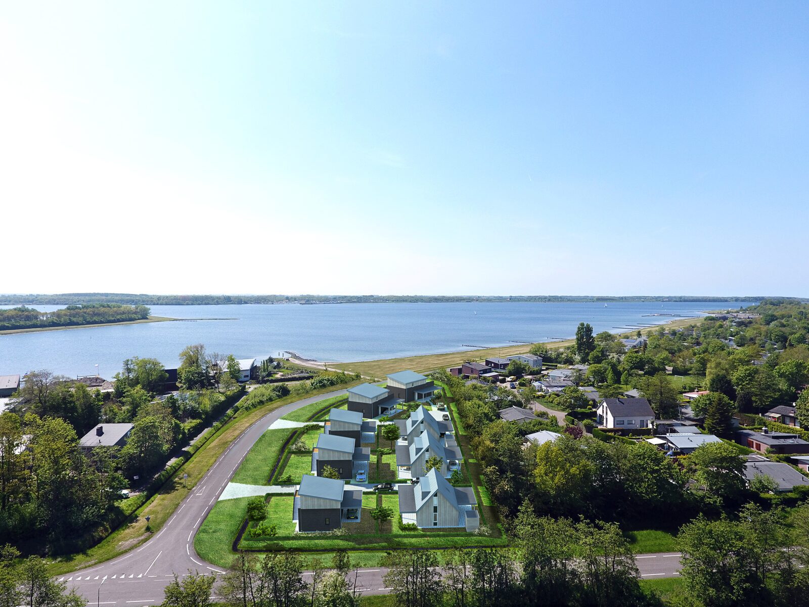 Nieuwe villa aan het Veerse Meer