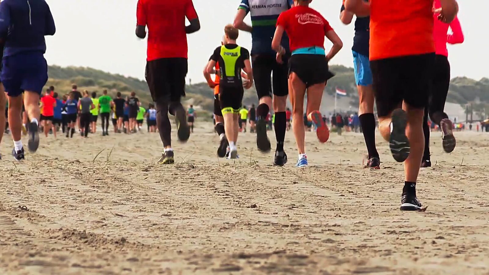 Marathon lopers Berenloop Terschelling