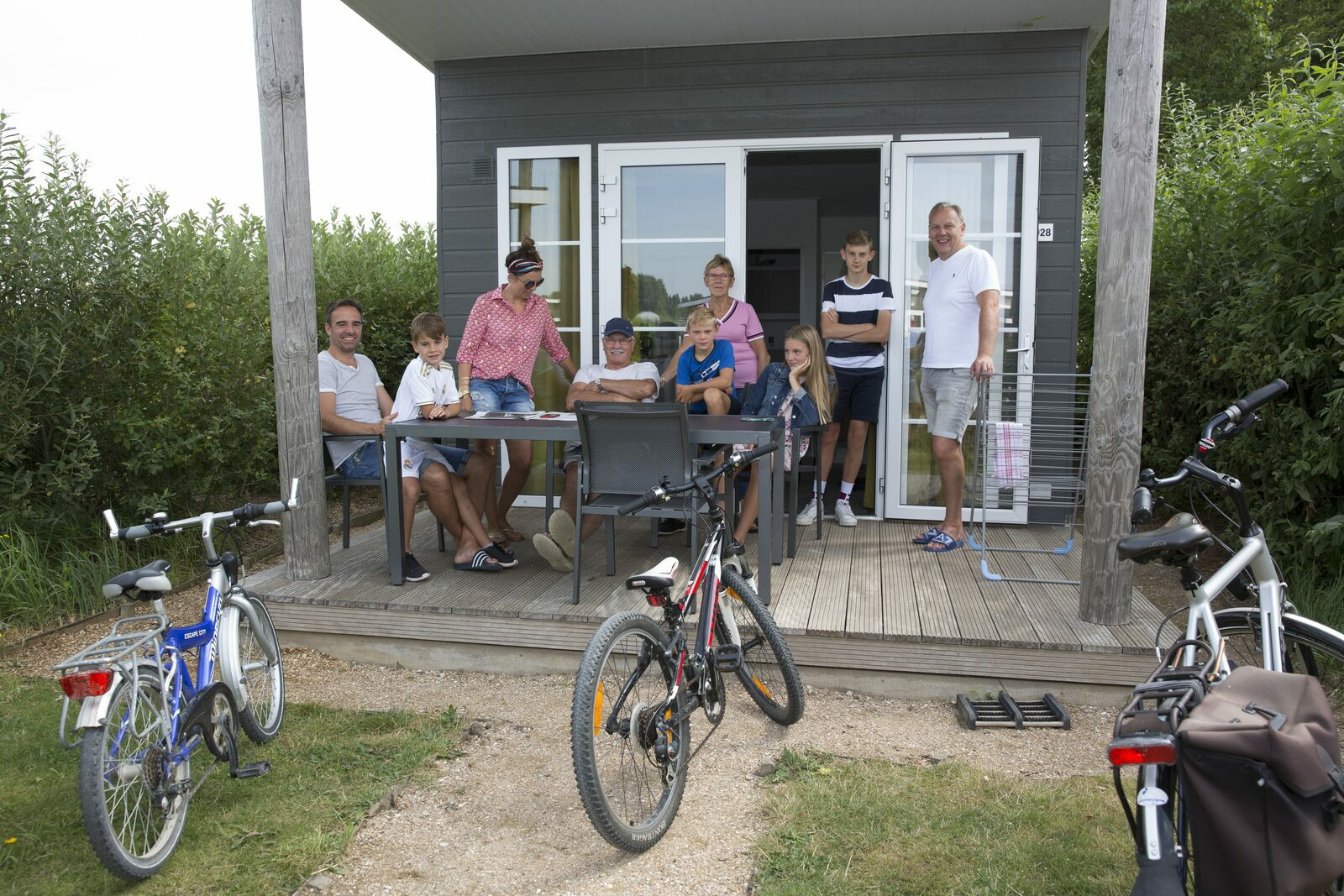 Teens camping Belgium